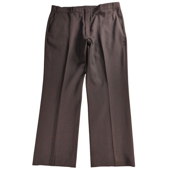 VTG Levi’s Action Slacks Mens 40x30 Brown Dress Pants Soft Stretch - Picture 1 of 10